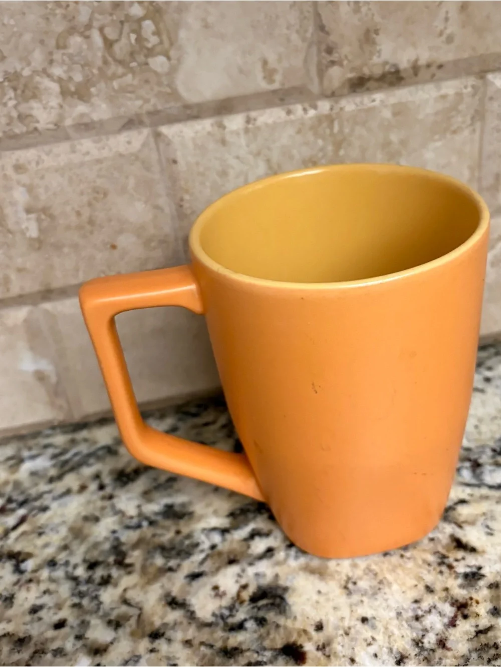 Disney Orange Winnie the Pooh Ceramic Mug